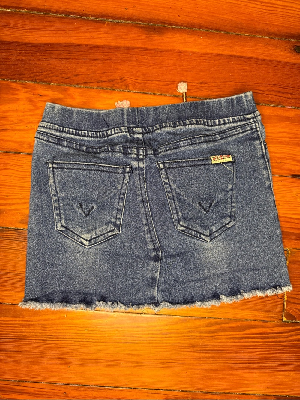 Hudson Jeans Girls' Distressed Blue Denim Mini Skirt (Sz 4T)